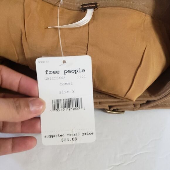 Free People Leather Mini Skirt Size 2 - Picture 9 of 9